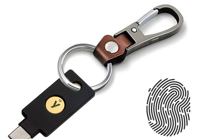yubico biometric key