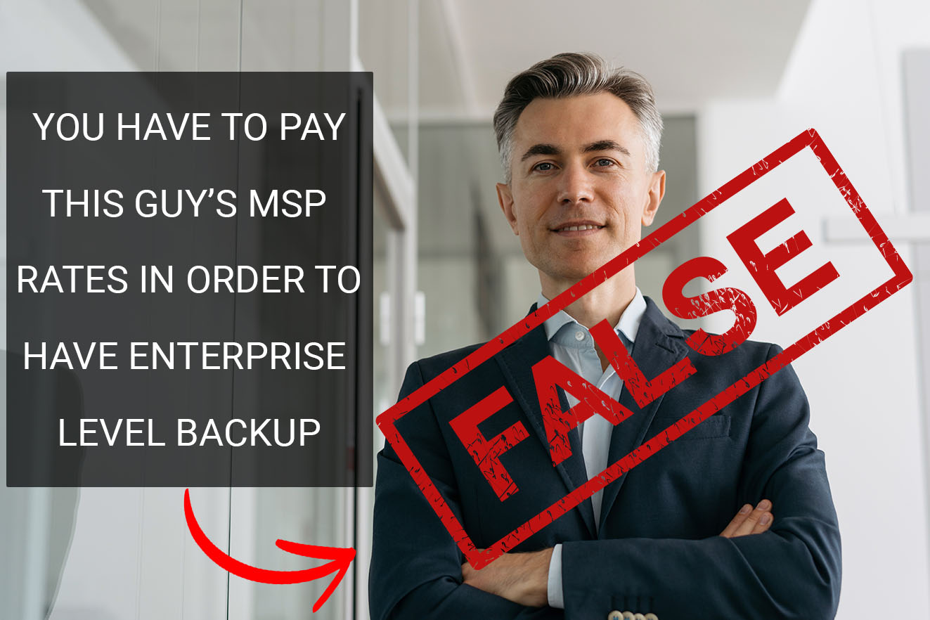 msp tips enterprise backup cheap