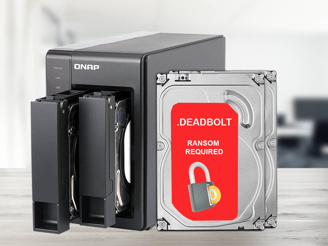 safeguard network attached storage NAS cybersecurity QNAP deadbolt