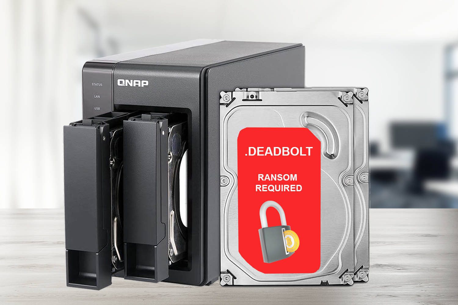 safeguard network attached storage NAS cybersecurity QNAP deadbolt