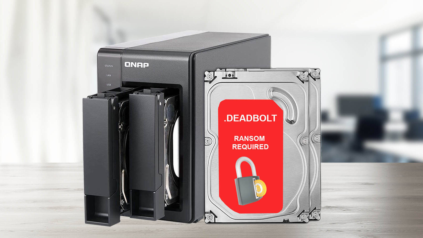 safeguard network attached storage NAS cybersecurity QNAP deadbolt