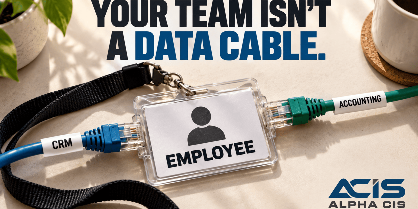 Employee Badge Bridges CRM and Accounting 1