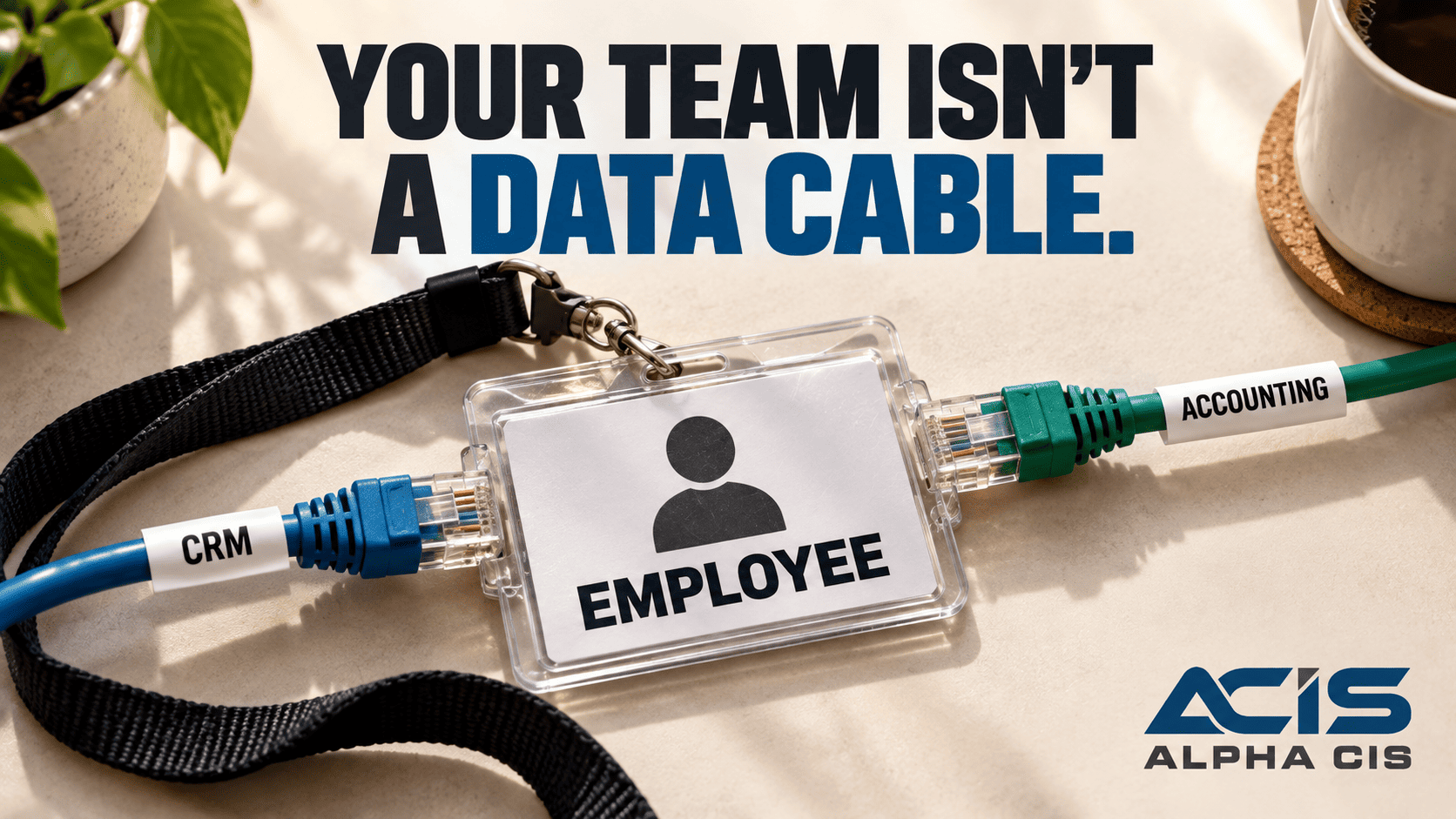 Employee Badge Bridges CRM and Accounting 1
