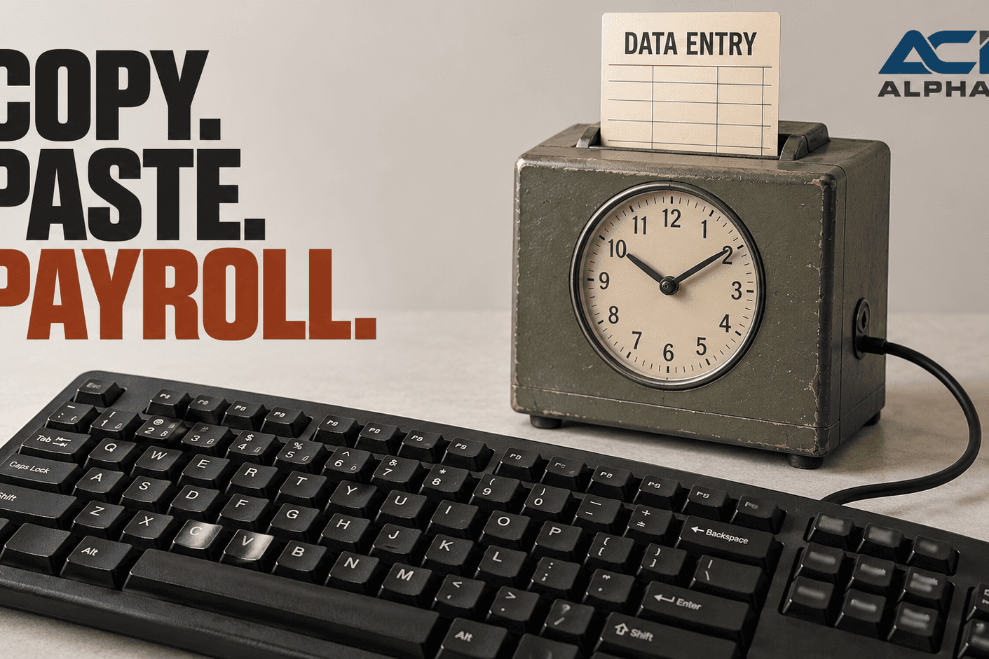 Keyboard to payroll 1